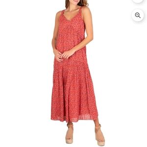 Joie Vibrant Red Maxi Dress